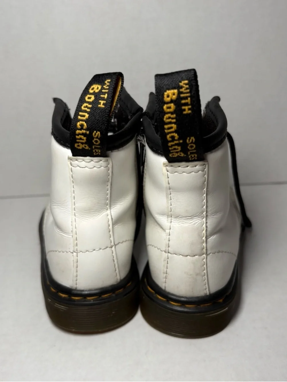 Dr Martens Doc Marten White Combat Boots Toddler Girls 8